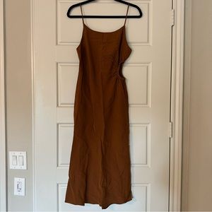 Zara midi keyhole cutout dress